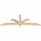 Ekena Millwork Davenport Smooth Timber Gable Bracket, Douglas Fir, 108"W x 40"H x 3 1/2"D x 5 1/2"F, 9/12 Pitch GBW108X40X0406DAV00SDF - alternate 4